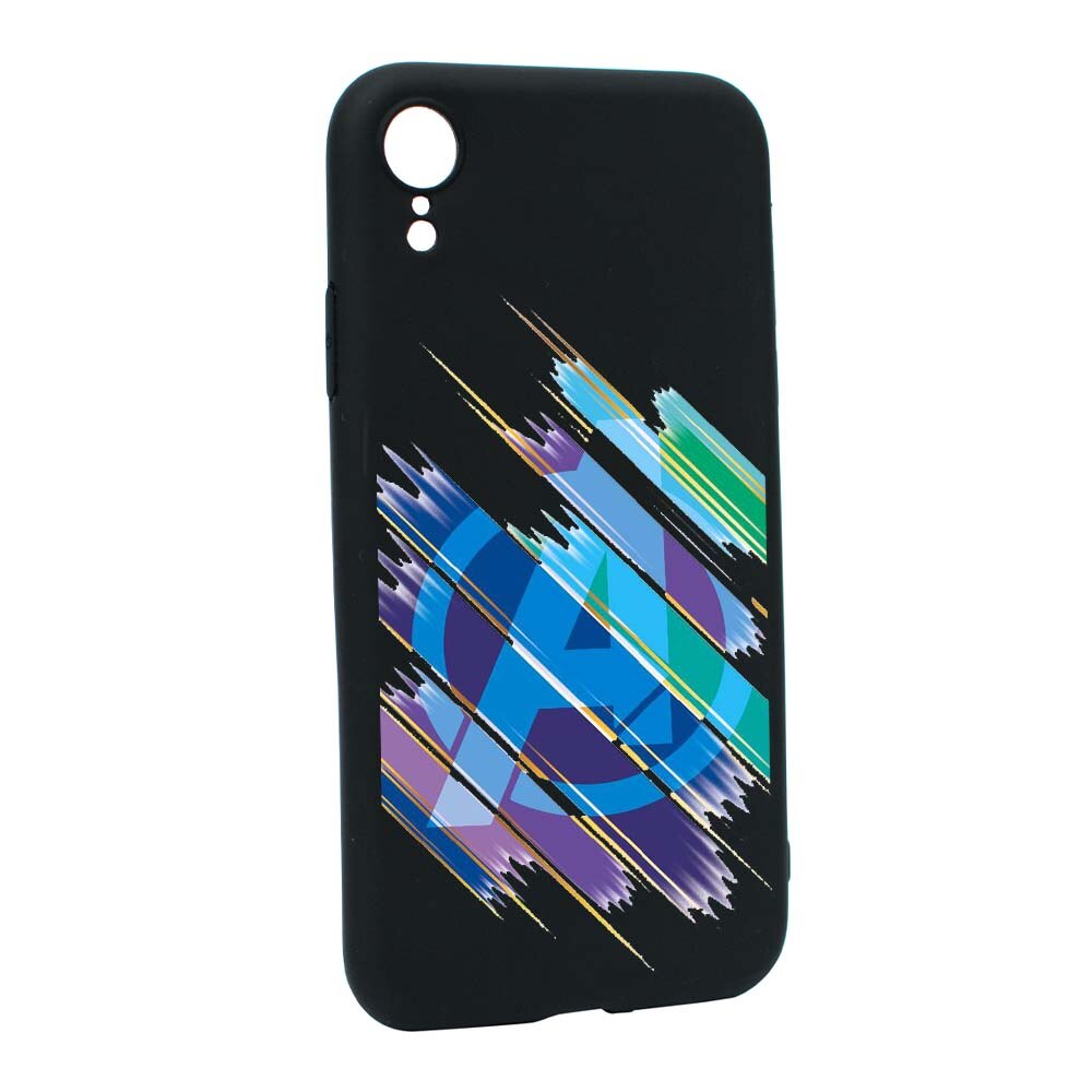 Husa de protectie Marvel Avengers pentru Apple iPhone XR, rezistenta la uzura, anti-alunecare, din silicon Premium, B200