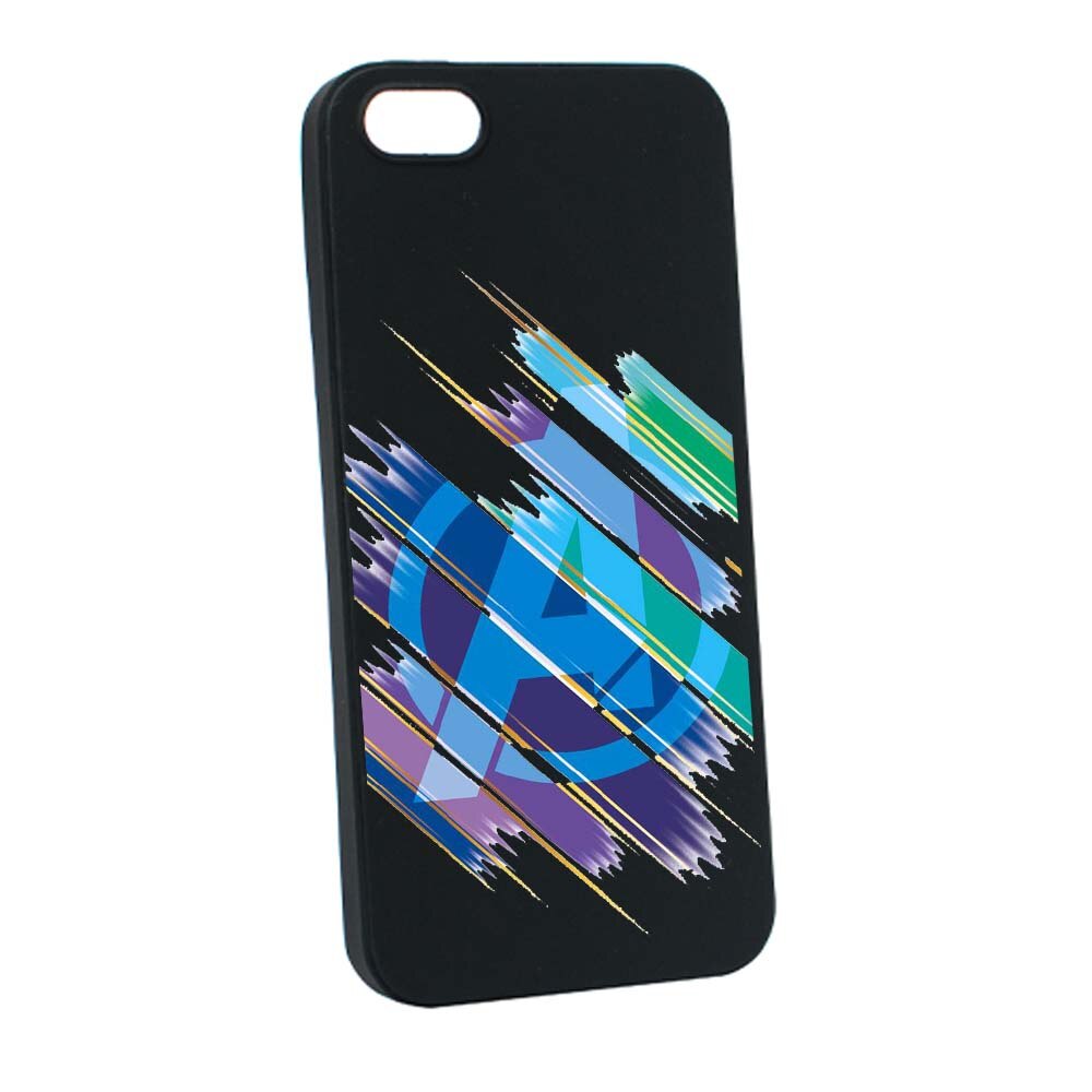 Husa de protectie Marvel Avengers pentru Apple iPhone SE / 5S / 5, rezistenta la uzura, anti-alunecare, din silicon Premium, B200