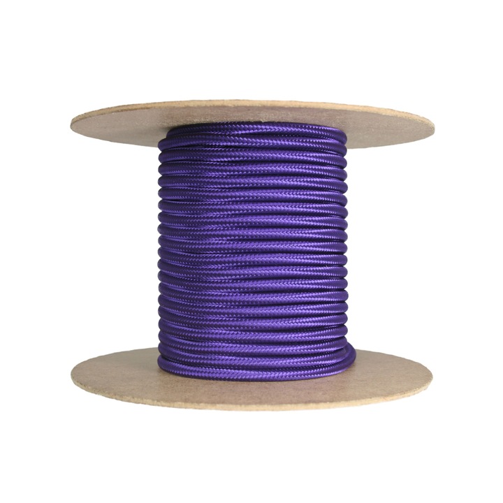 Cablu electric textil, 2x0.75, violet