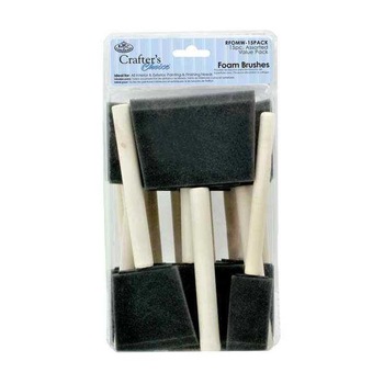 Set pensule burete sintetic (spuma) 15 bucati Set pensule burete sintetic (spuma) 15 bucati