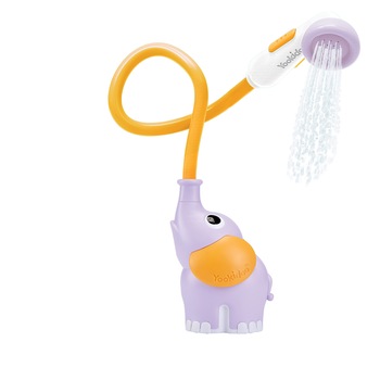 Jucarie Dus portabil pentru bebelusi si copii, in forma de elefant, Violet, Yookidoo, 0-24 luni Jucarie Dus portabil pentru bebelusi si copii, in forma de elefant, Violet, Yookidoo, 0-24 luni