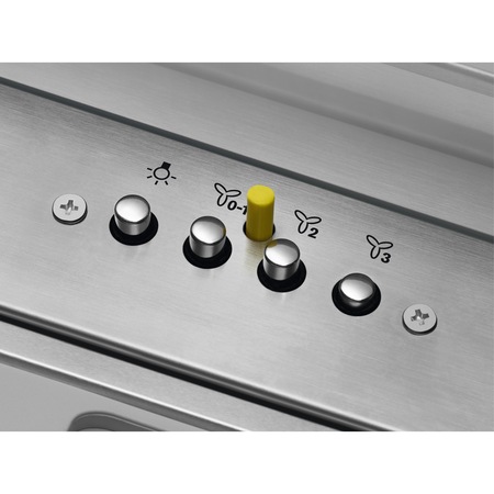 Hota incorporabila telescopica Electrolux LFP539X, Putere de absorbtie 600 mc/h, 1 motor, Filtre aluminiu lavabil, 90 cm, Inox
