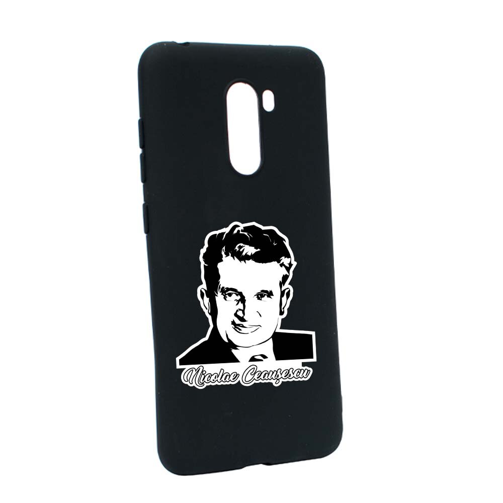 Husa de protectie Ceausescu pentru Xiaomi PocoPhone F1, rezistenta la uzura, anti-alunecare, din silicon Premium, B223