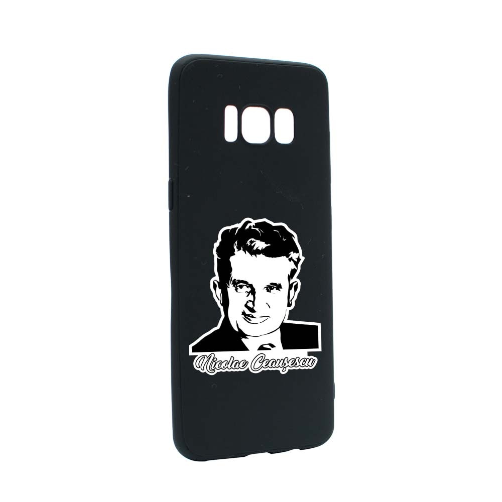 Husa de protectie Ceausescu pentru Samsung Galaxy S8 Plus, rezistenta la uzura, anti-alunecare, din silicon Premium, B223