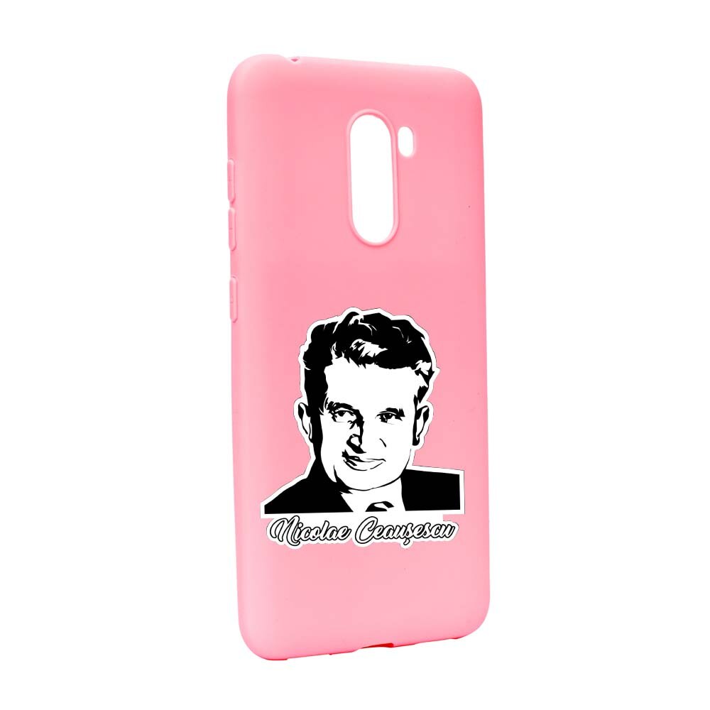 Husa de protectie Ceausescu pentru Xiaomi PocoPhone F1, rezistenta la uzura, anti-alunecare, din silicon Premium, P223