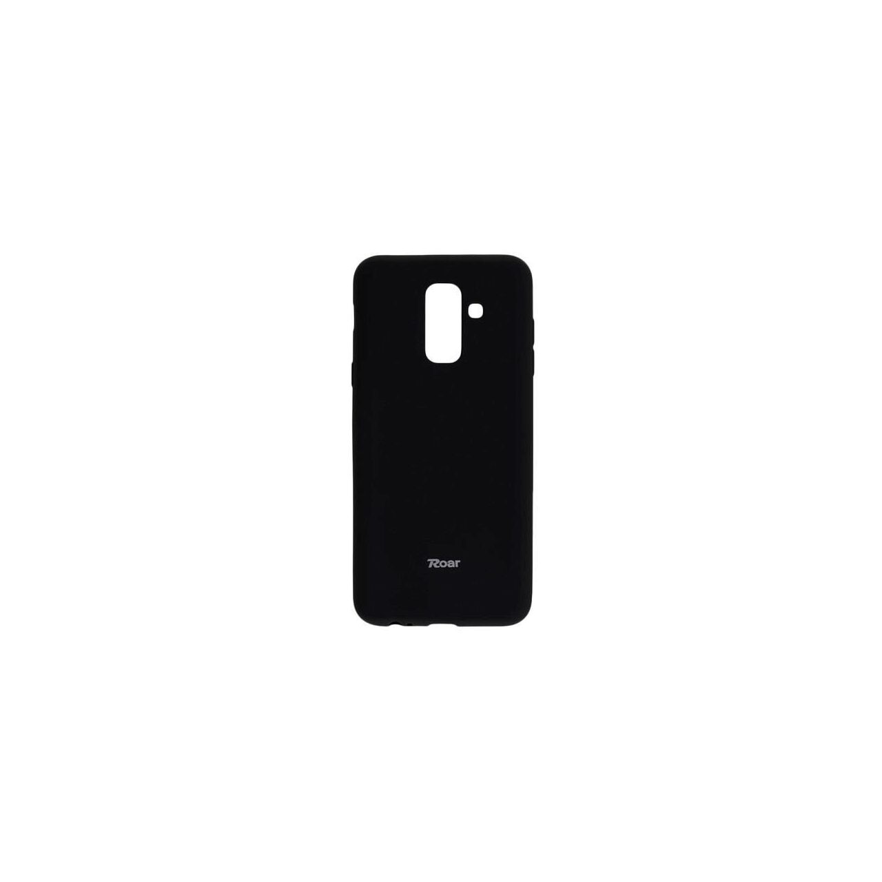 Husa Samsung Galaxy A6+ Plus (2018) Roar Colorful Jelly Case - Negru Mat