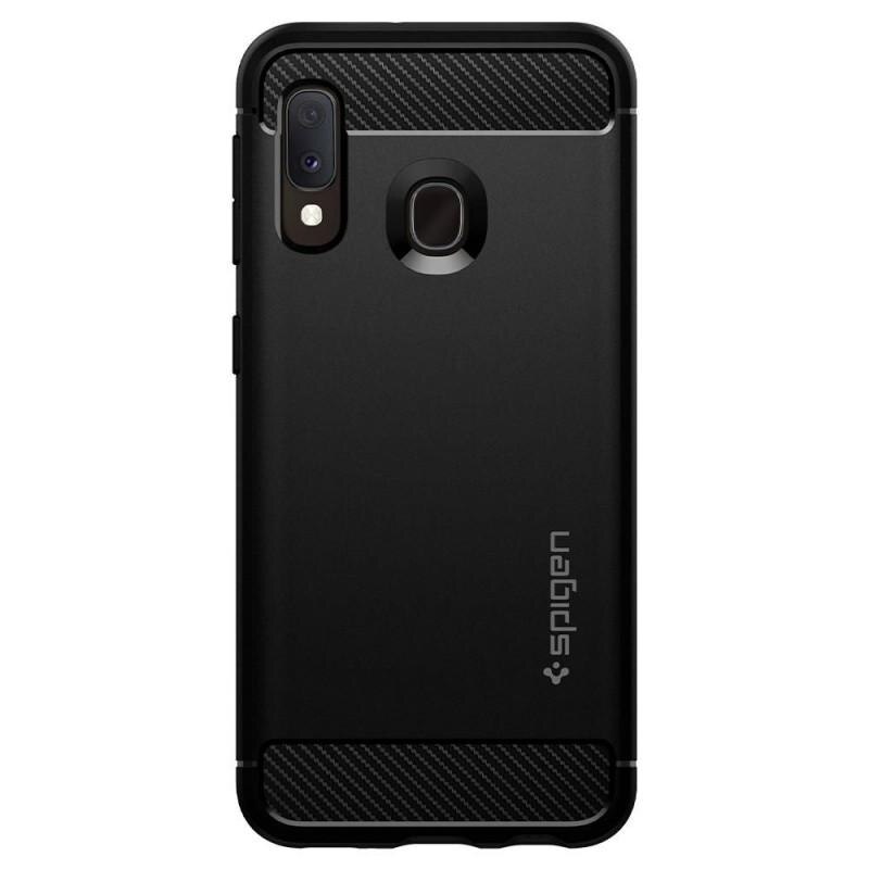 Carcasa Spigen Rugged Armor pentru Samsung Galaxy A20e, antishock, Black
