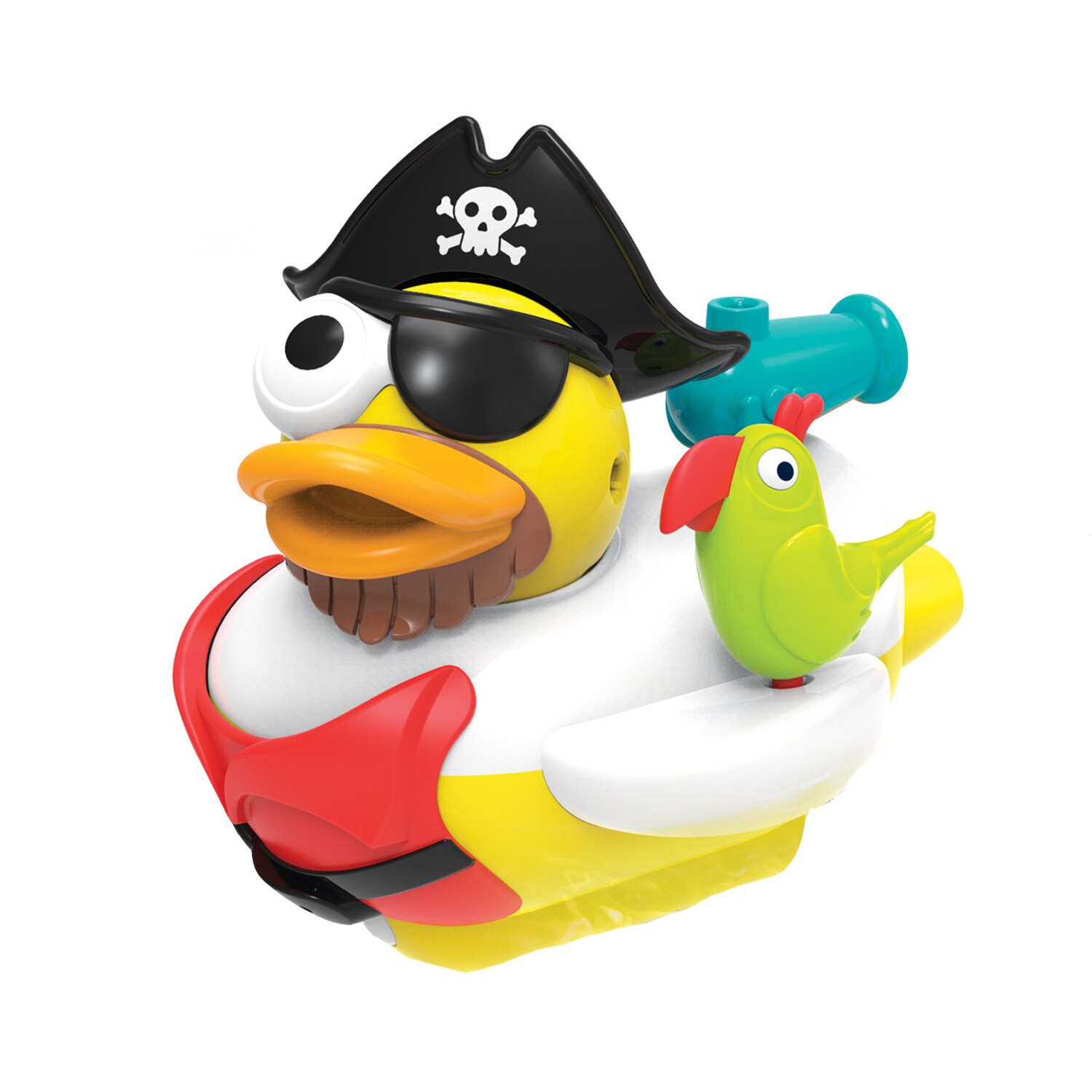 Jucarie Rata pirat cu motor si 15 accesorii, Yookidoo, 2-6 ani