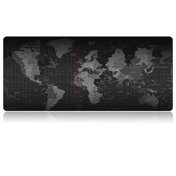 Mouse pad profesional pentru jucatori harta lumii 100x50 cm , eR D L