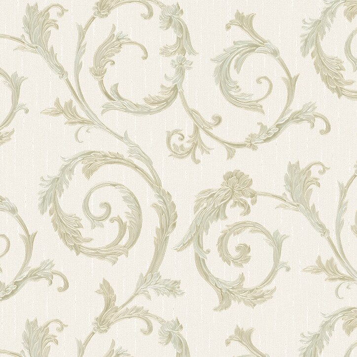 Tapet clasic Belvedere 30608 Verde,Gri 0.53m X 10m