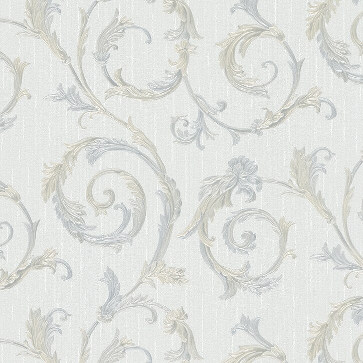 Tapet clasic Belvedere 30612 Crem,Argintiu,Gri 0.53m X 10m