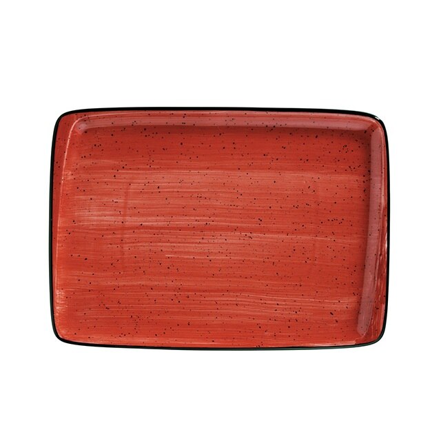 Platou dreptunghiular din portelan AURA PASSION 23x16cm ATH MOV 26DT