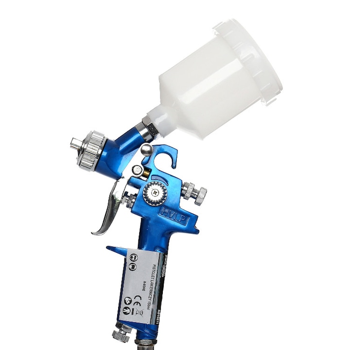 Pistol vopsire pneumatic 0.8 mm pahar 150 ml KraftDele KD10211