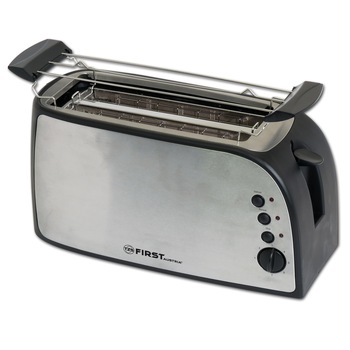 Prajitor de paine First Austria FA-5367-1, 1500W, 4 felii, inox, grad rumenire ajustabil Prajitor de paine First Austria FA-5367-1, 1500W, 4 felii, inox, grad rumenire ajustabil