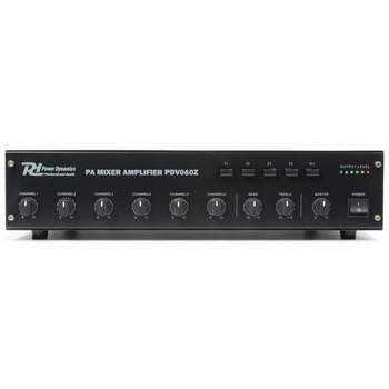 Amplificator 100V, 60W, 4 zone, Power Dynamics PDV060Z Amplificator 100V, 60W, 4 zone, Power Dynamics PDV060Z