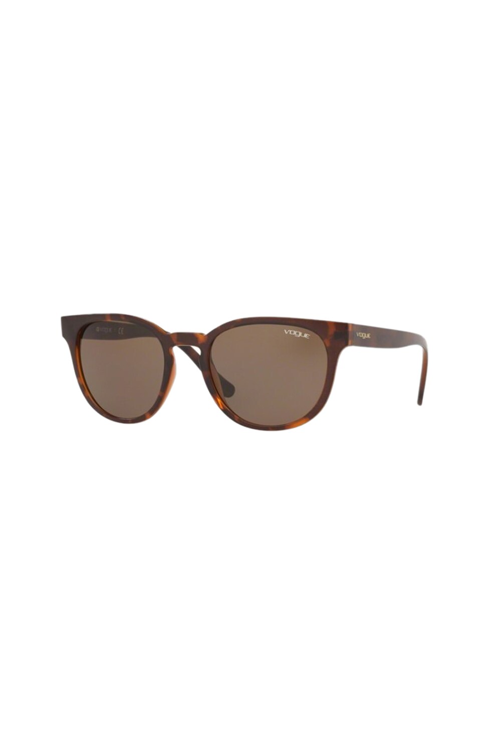 Vogue, Ochelari de soare wayfarer cu rama animal print, Maro, 53-20-140 Standard