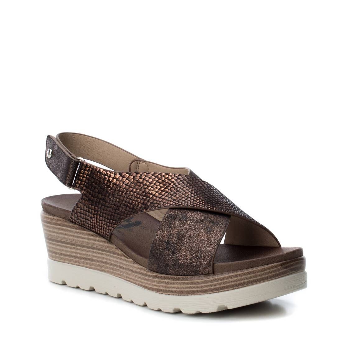 Sandale din piele naturala, Fidanzata, Maro, 41