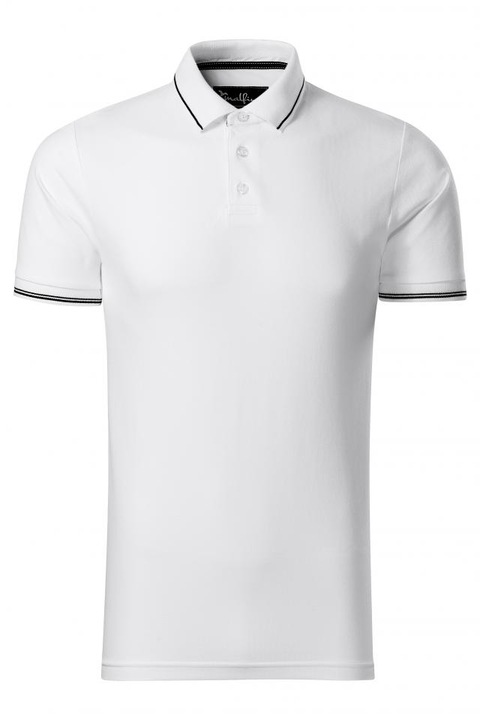 Férfi póló Perfection sima, Fehér, M