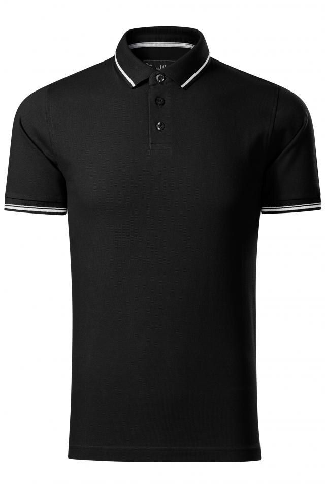 Tricou polo pentru barbati Perfection plain, Negru
