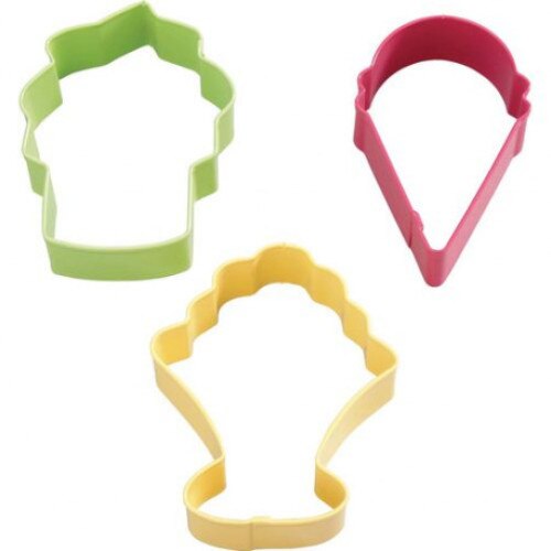 Set decupator pentru prajituri, 3 bucati, Wilton, Inghetata