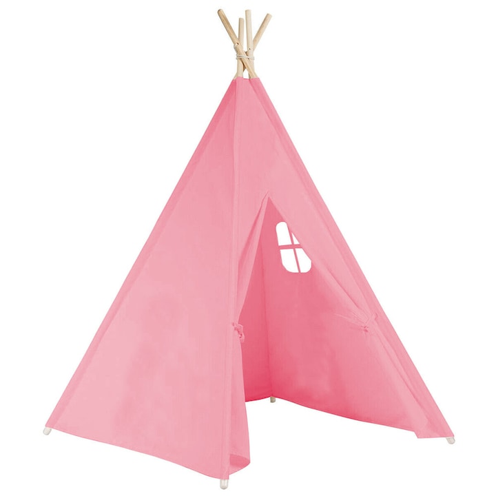 Timeless Tools Indián sátor - játszósátor gyerekeknek, Pink színű
