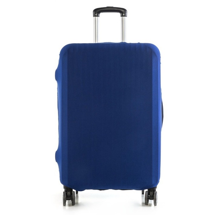 Husa protectie elastica Troler Valiza Geanta AKU culoare ALBASTRU, marimea S ajustabila (h = 32 ÷ 35 cm) x (L = 48 ÷ 53 cm) X (l = 20 ÷ 23 cm)