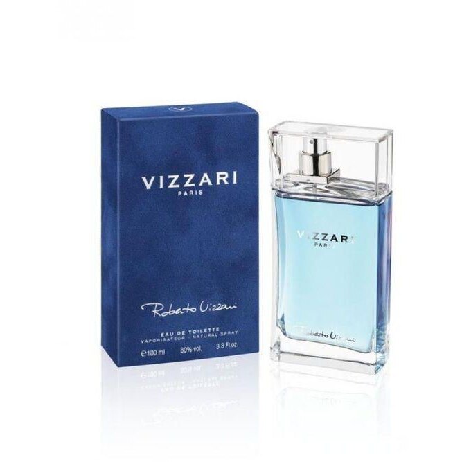 Apa de toaleta Vizzari Blue, barbati, 100 ml