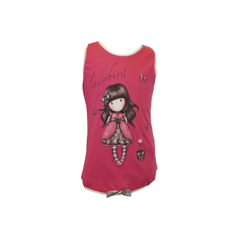 Maiou copii Gorjuss - Ladybird, bumbac, fucsia