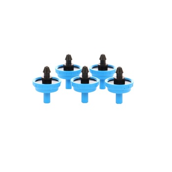 Set 5 buc duza pentru tub de picurare, cu regulator de presiune, debit orificiu 8 l/h, polipropilena Set 5 buc duza pentru tub de picurare, cu regulator de presiune, debit orificiu 8 l/h, polipropilena