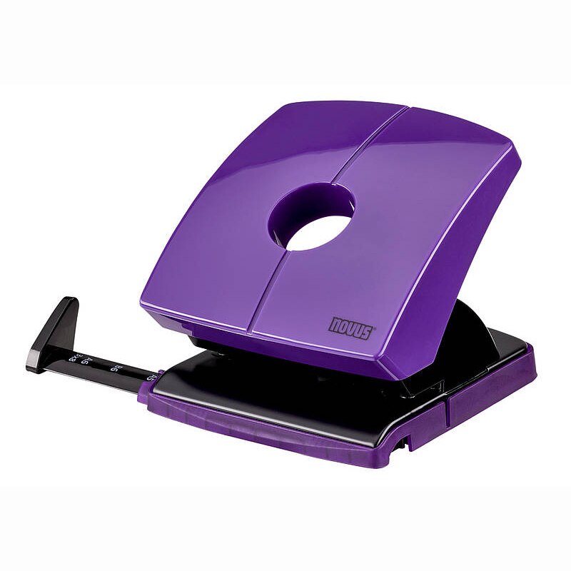 Perforator Novus B230 colectia Color ID, 30 coli, lila de vis