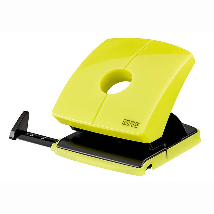 Perforator Novus B230 colectia Color ID, 30 coli, verde norocos