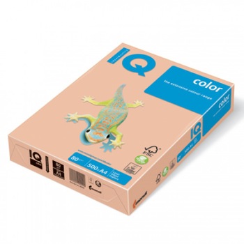 Hartie color A4 IQ 80 g/mp 500 coli/top salmon Hartie color A4 IQ 80 g/mp 500 coli/top salmon