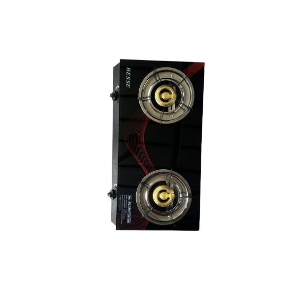 Aragaz plita sticla doua ochiuri, GBES COOKER, alimentare GPL Butelie