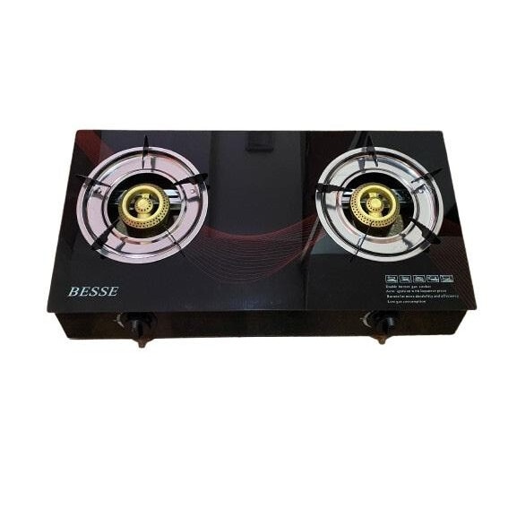 Aragaz plita sticla doua ochiuri, GBES COOKER, alimentare GPL Butelie