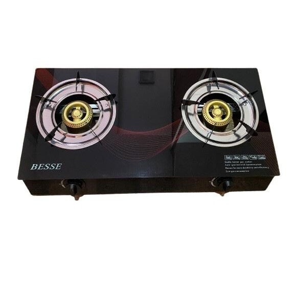 Aragaz plita sticla doua ochiuri, GBES COOKER, alimentare GPL Butelie