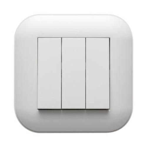 Intrerupator Triplu Ovivo Loft ST Alb