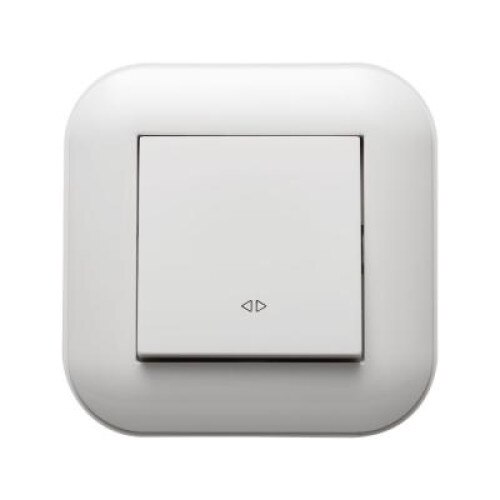 Intrerupator Cap Cruce Ovivo Loft ST Alb