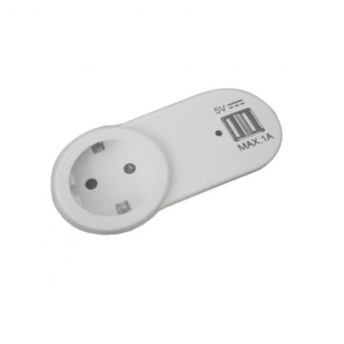 Adaptor Incarcator 2 x Usb 1000 MA