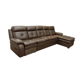 Coltar MD2991, Piele naturala suprafata de contact, Extensibil si cu un Recliner, B 309-Brown, STG, 8R Coltar MD2991, Piele naturala suprafata de contact, Extensibil si cu un Recliner, B 309-Brown, STG, 8R