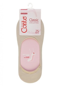 Talpici subtiri din bumbac, Conte Elegant Classic 000, Bej Talpici subtiri din bumbac, Conte Elegant Classic 000, Bej