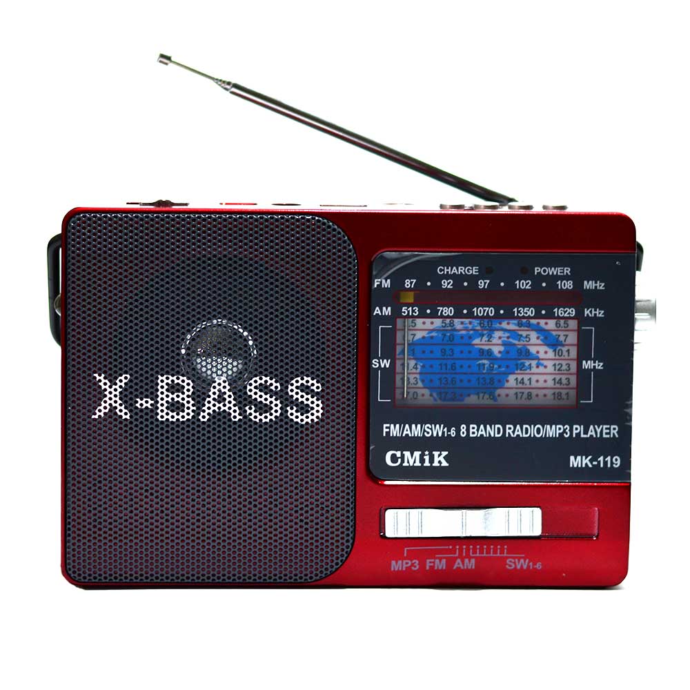 Boxa Portabila redare Radio FM - MP3 USB MicroSD + Lanterna