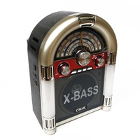 Mini Radio Portabil model Modern-Retro cu Bluetooth - functie Radio FM - MP3 USB MicroSD -ElectroAZ