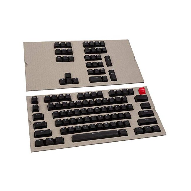 Set taste pentru tastatura mecanica Glorious ABS Doubleshot 104-Keycap Black US-Layout