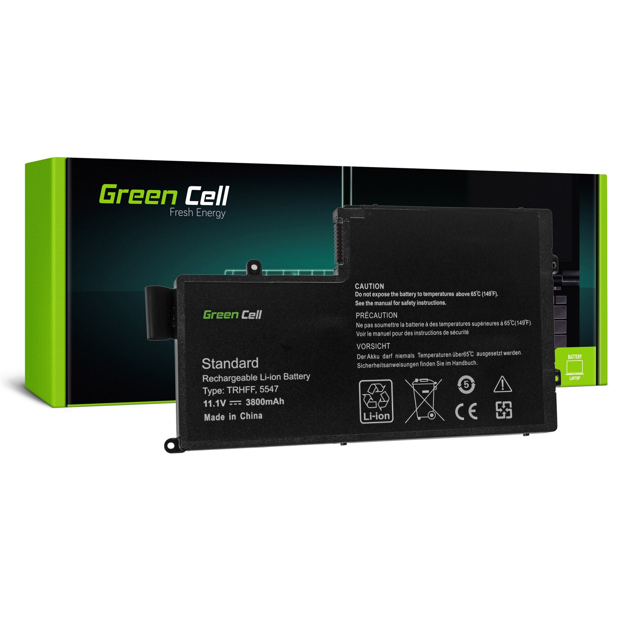 Baterie laptop TRHFF pentru Dell Inspiron 15 5542 5543 5545 5547 5548 Latitude 3450 3550 acumulator marca Green Cell