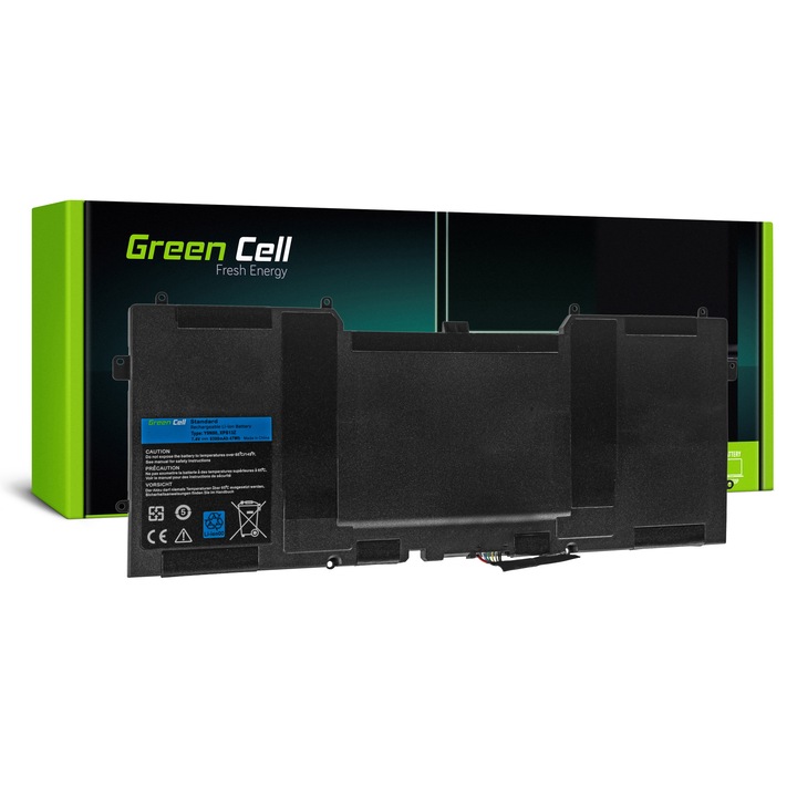 Батерия 0489XN 04FJXY 3H76R 489XN 4FJXY за Dell (6300mAh 7.4V) батерия за лаптоп с марка Green Cell®
