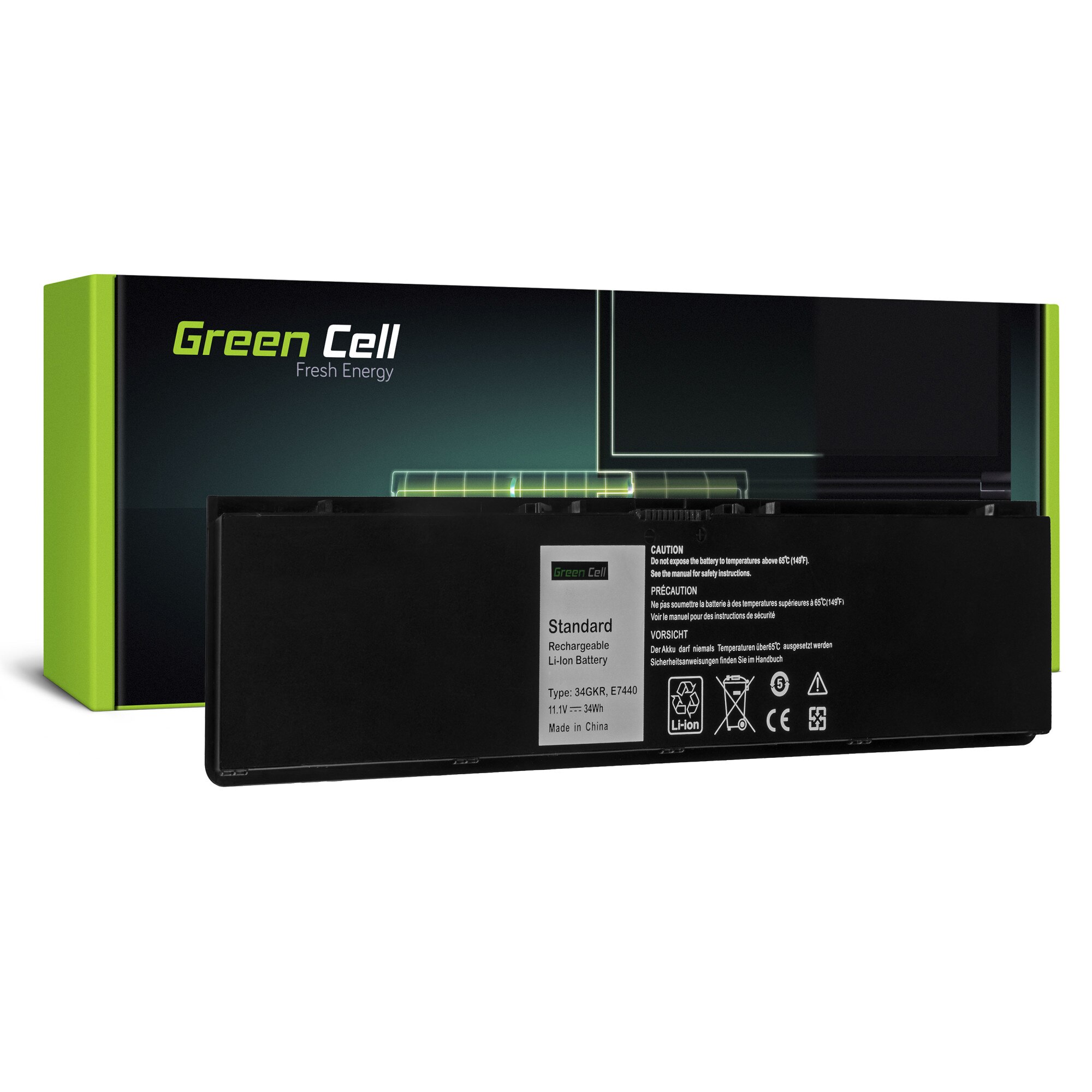 Baterie 34GKR 3RNFD PFXCR pentru Dell Latitude E7440 E7450 Laptop acumulator marca Green Cell