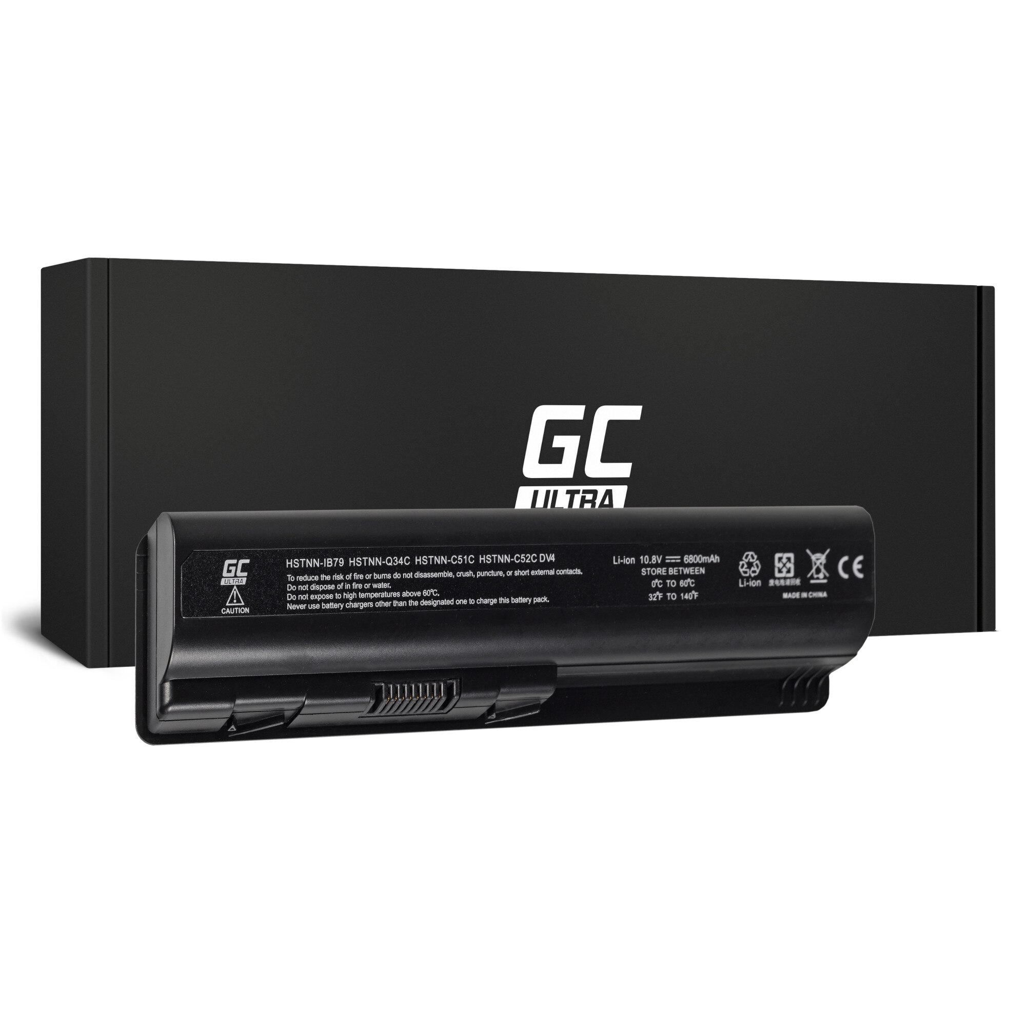 New Net Batteria Compatibile Per HP Pavilion DV5, DV6, DV4 E Altri - 10.8-11.1V, 5200 MAh, 58Wh - Ricambio Ad Alte Prestazioni Con Celle Di Qualità - Sostituto Di Numerosi Modelli Originali