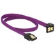 Cablu SATA III 6 Gb/s 50cm drept/unghi Premium, Delock 83696