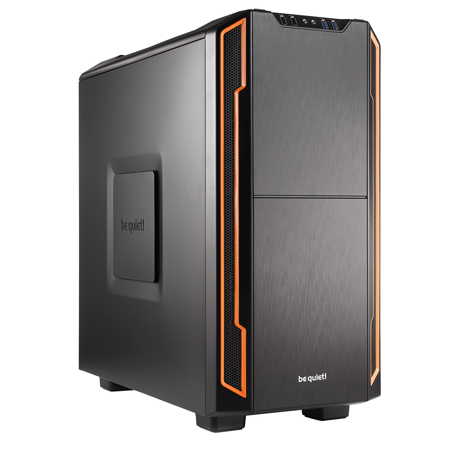Carcasa be quiet! Silent Base 600, Mid-Tower, fara sursa, ATX, Black/Orange