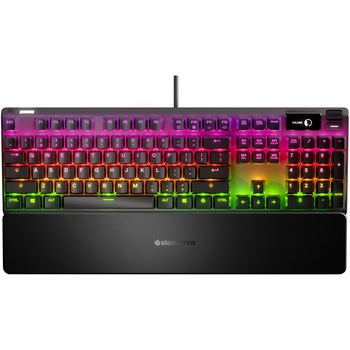 Tastatura gaming mecanica SteelSeries Apex 7, iluminare RGB, display OLED, switch red Tastatura gaming mecanica SteelSeries Apex 7, iluminare RGB, display OLED, switch red